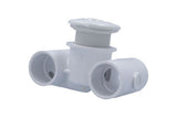 Jet Assembly, HydroAir Hydro-Jet, Extended, 1-1/2"S Water x 1-1/2"S Air, White : 10-5300-WHT