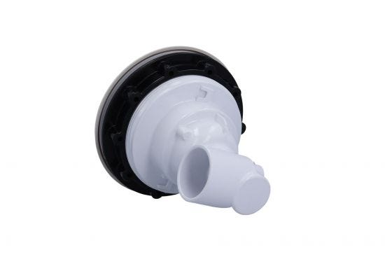 Jet Assembly, Waterway, Master Massage, 5-Scallop, 1-1/2" Slip x 1/2" Slip, White : 210-8160