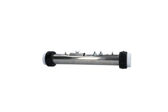 Heater Assembly, HydroQuip/Hurricane, 5.5kW, 230V, 2" x 15"Long, w/Tailpieces, 2 Internal T-Wells : C2550-0002ET