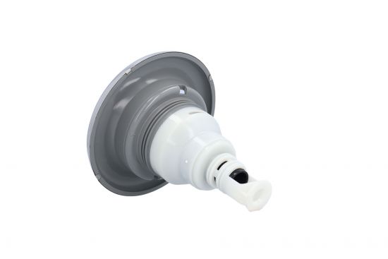 Jet Internal, Waterway, Power Storm, Thread In, Dual Rotating, 5" Face, Smooth, Stainless/Gray : 229-7617S