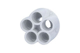 Manifold, PVC, Waterway, 1"S x 5 1/2"S Ports : 672-4380
