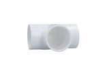 Fitting, PVC, Slip Tee, 2"S x 2"S x 2"S : 401-020