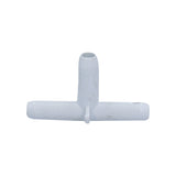 Fitting, PVC, Smooth Barb Tee, 3/8"SB x 3/8"SB x 3/8"SB : 413-1900