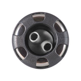 Jet Internal, Waterway Poly Storm II, Fixed, 3-3/8" Face, 6-Spoke, Dark Silver/Gray/Stainless : 212-3239DSG-7S
