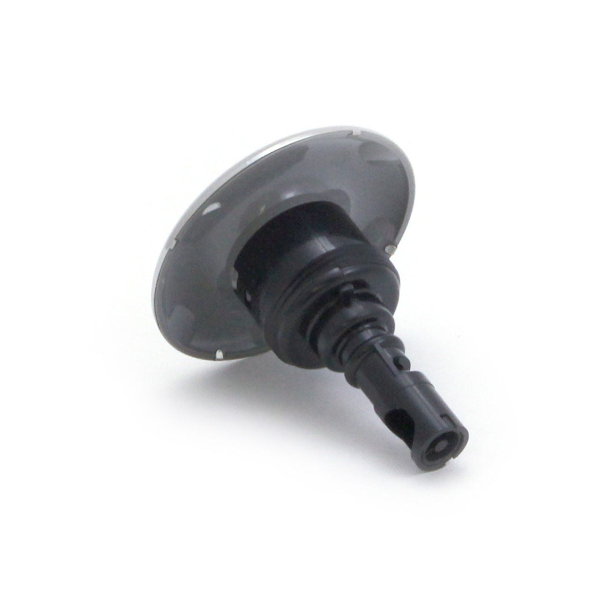 Jet Internal, Rising Dragon Quantum, 3" Face, Screw In, Directional, Smooth, Gray w/ Stainless Escutcheon : RD203-3717S