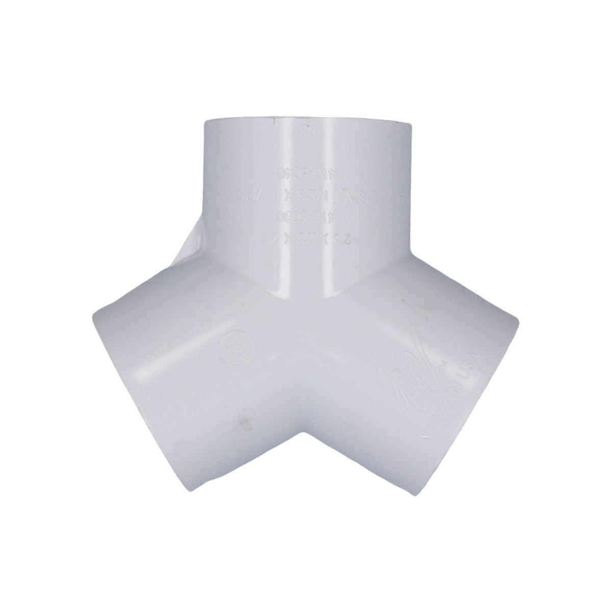 Fitting, PVC, Slip Wye, 120°, 2"S x 2"S x 2"S : 413-5080