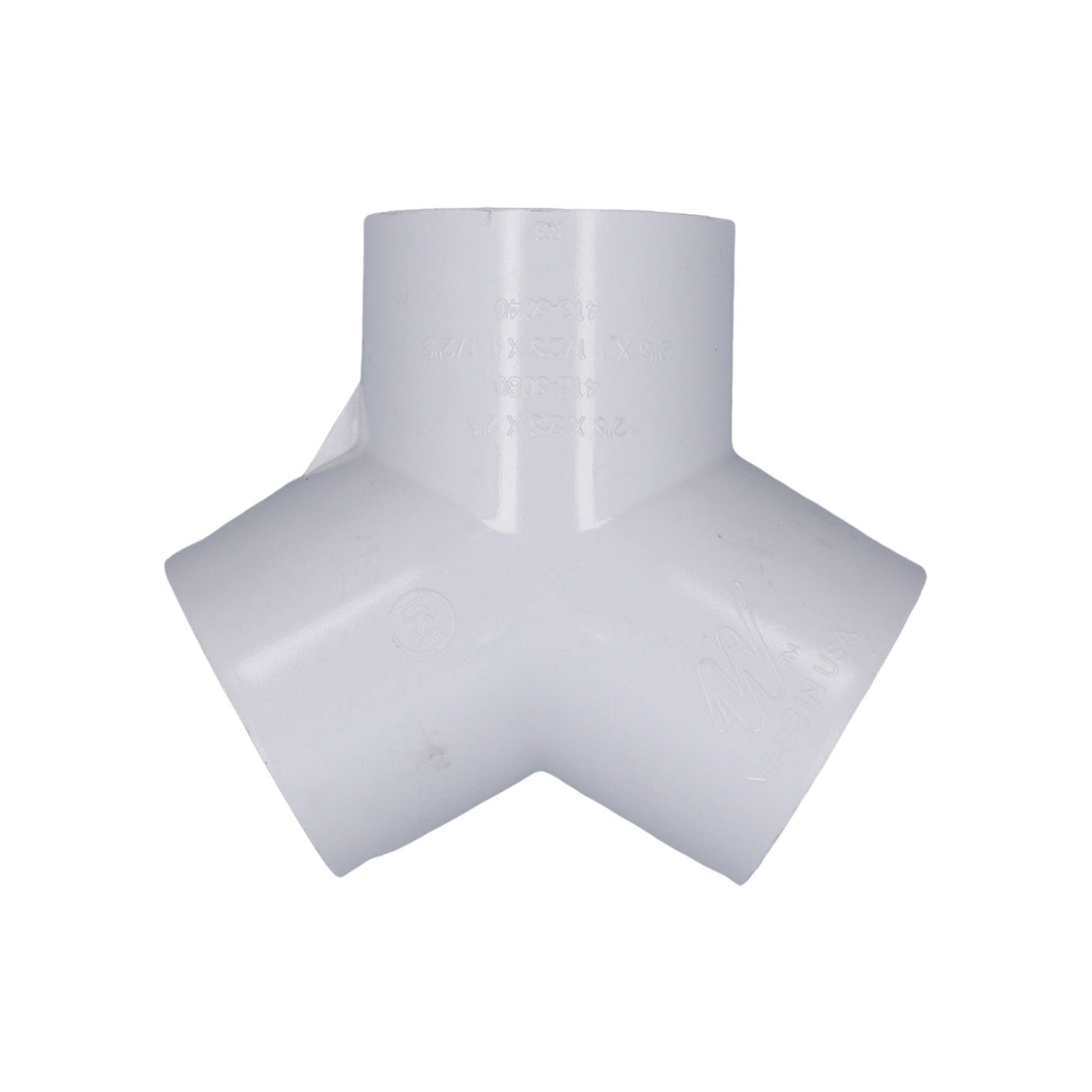 Fitting, PVC, Slip Wye, 120°, 2"S x 2"S x 2"S : 413-5080