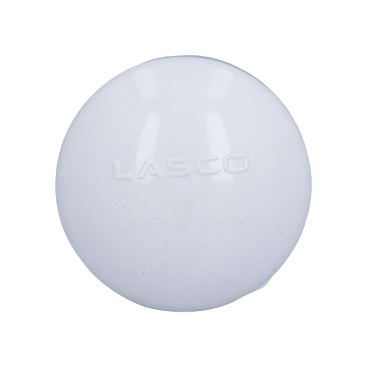 Fitting, PVC, End Cap, 2"S : 447-020