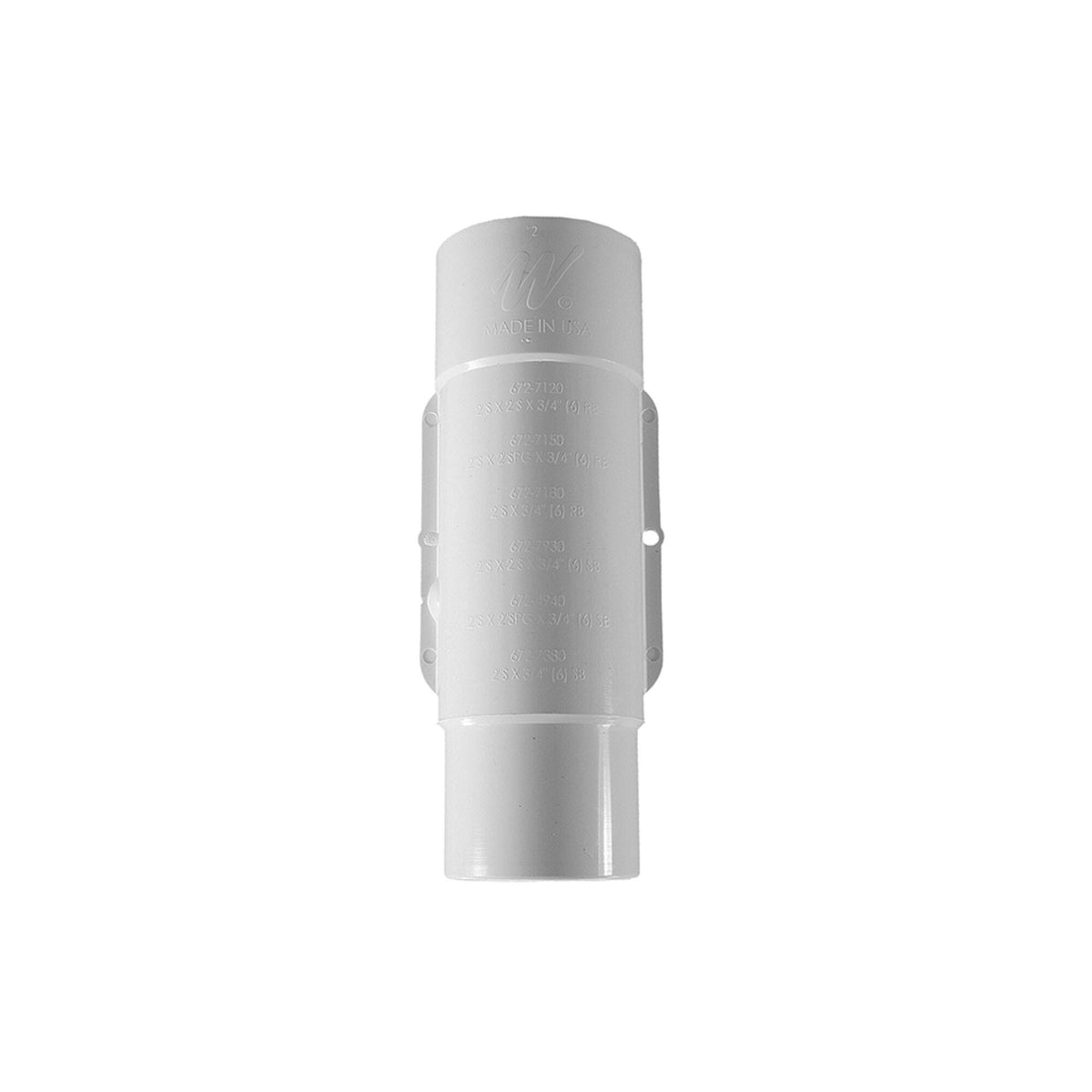 Manifold, PVC, Waterway, 2"S x 2"Spg x 6 3/4"RB Ports : 672-7150
