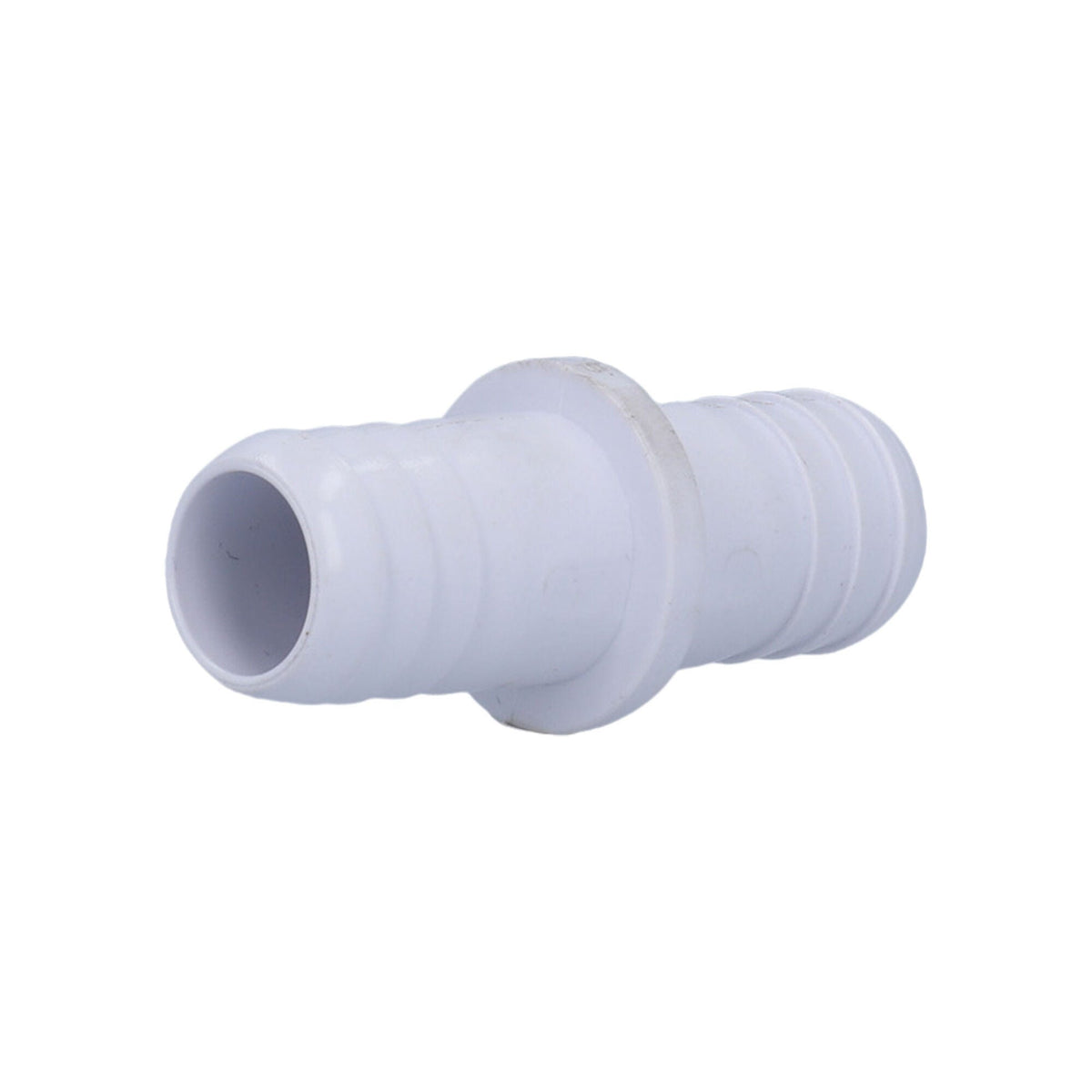 Fitting, PVC, Ribbed Barb Coupler, 3/4"RB x 3/4"RB : 21000-750