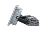 Spaside Control, HydroQuip Eco-3,Rect., 6-Button, LED, Pump1-Pump2-Blower/Aux-Light-Up-Down : 34-0197