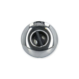 Jet Internal, CMP Typhoon 200, Roto, 2" Face, 5-Scallop, Gray w/ Stainless Escutcheon : 23422-212-000