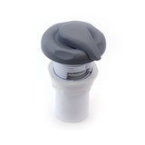 Air Control, CMP Top Access, 1"Slip, 5 Scallop, Textured, Gray : 25090-019