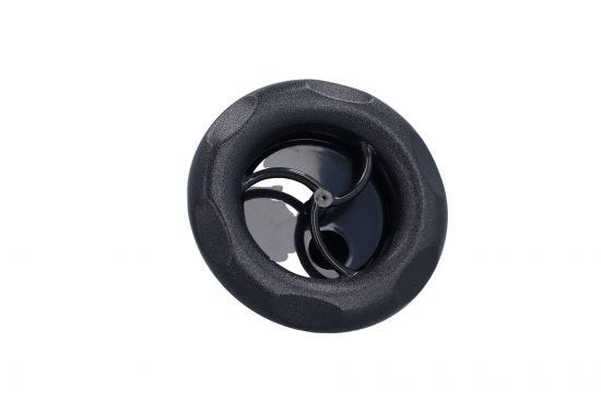 Jet Internal, Rising Dragon, Pulse, 5" Face, 5-Scallop, Black : RD203-5411