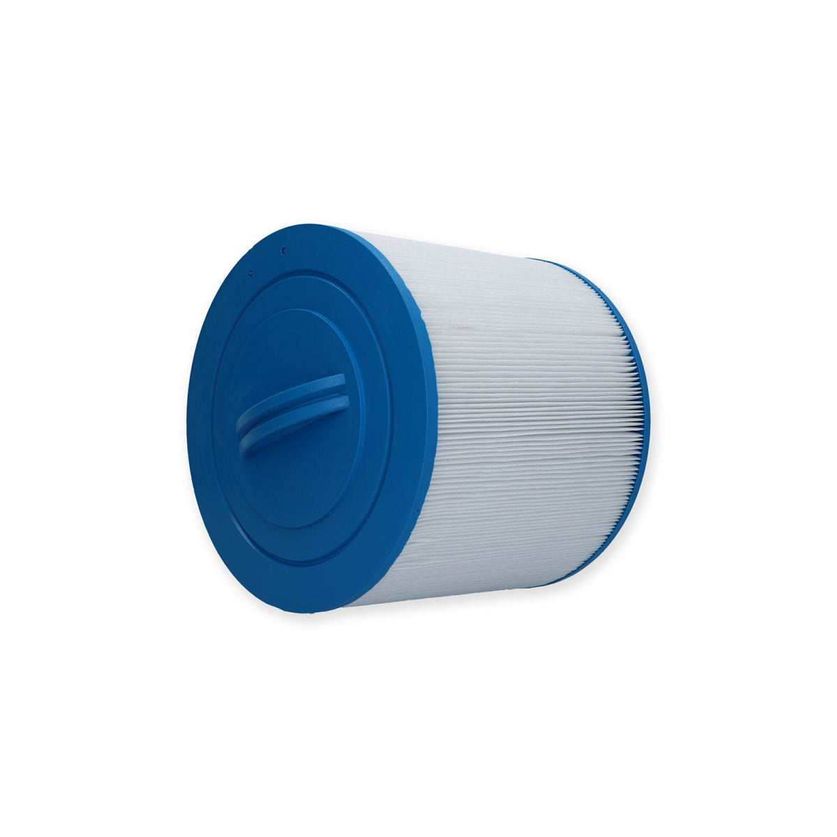 Filter Cartridge, Pleatco, Diameter: 8-1/2", Length: 7-1/16", Top: Handle, Bottom: 2" MPT, 50 sq ft : PVT50WH-F2L