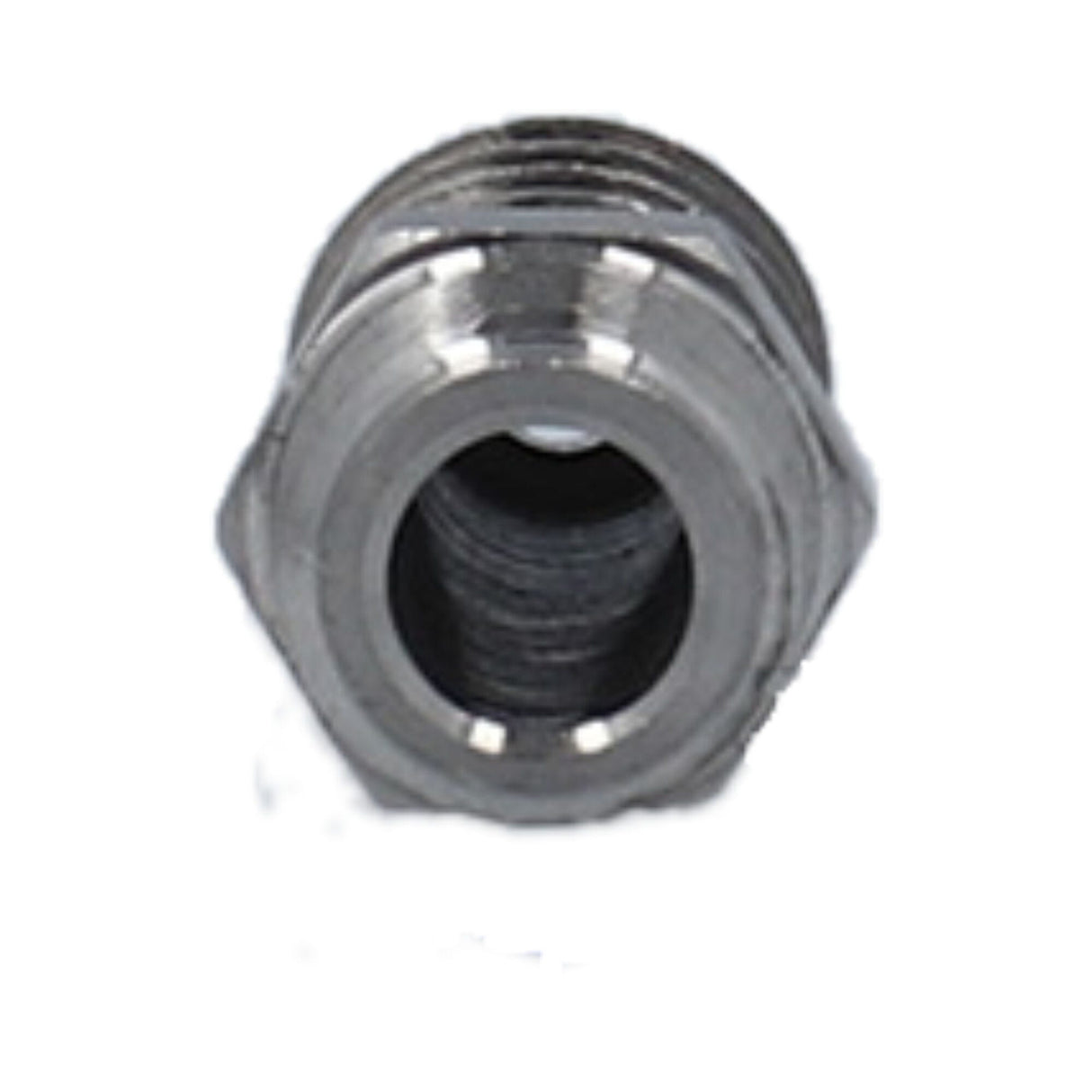 Fitting, Stainless Steel, Barbed Adapter, Sundance / Jacuzzi, 1/8"MPT x 3/8"Barb : 6540-034