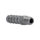 Fitting, Stainless Steel, Barbed Adapter, Sundance / Jacuzzi, 1/8"MPT x 3/8"Barb : 6540-034