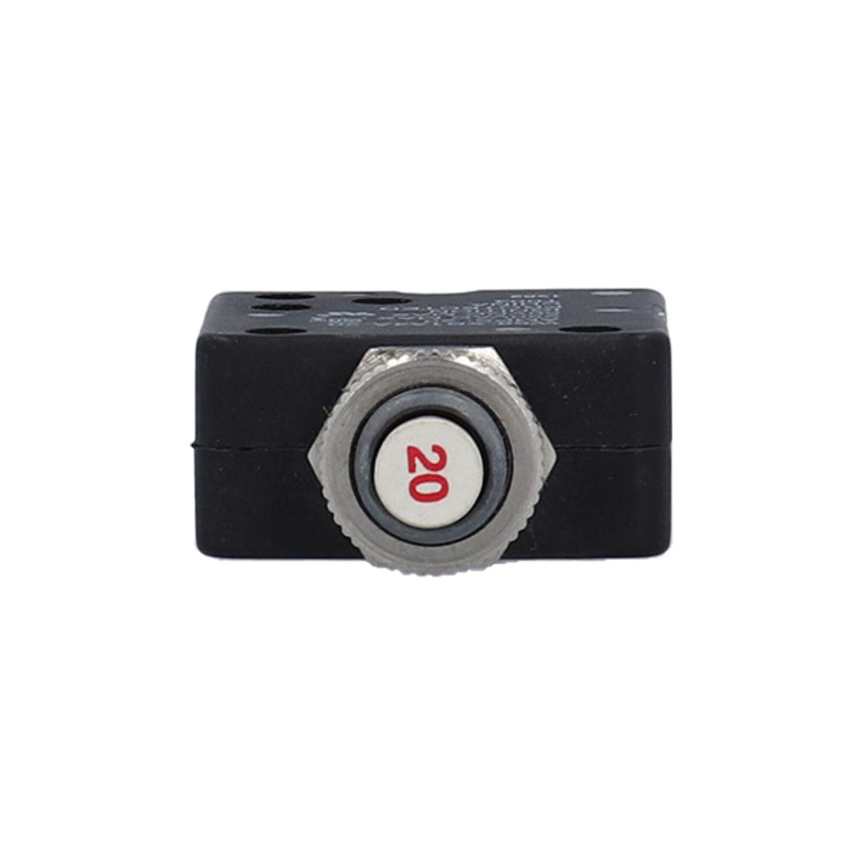 Circuit Breaker, Panel Mount, 20 Amp, 7/16"Diameter : HR1-20