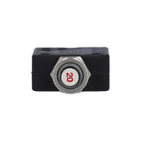 Circuit Breaker, Panel Mount, 20 Amp, 7/16"Diameter : HR1-20