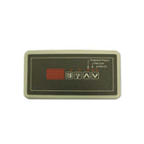 Spaside Control, HydroQuip Eco-5, Small Rectangle, 4-Button, LED, Pump1-Light-Up-Down : 34-0207