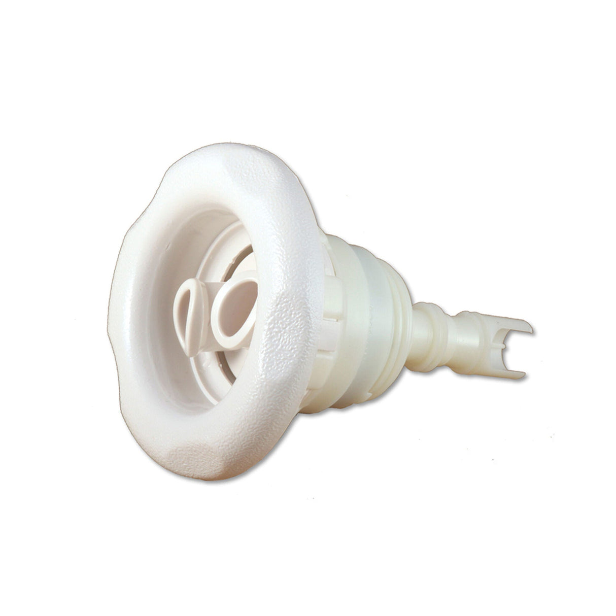 Jet Internal, Waterway Poly Storm, Thread-In, Twin Roto, 3-3/8" Face, 5-Scallop, Textured, White : 229-8120