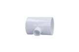 Fitting, Tee, PVC, 2"Slip x 2"Slip x 1/2"Slip : 401-247