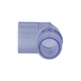 Fitting, PVC, Ribbed Barb Ell Adapter, 90°, 3/4"RB x 1/2"S : 6540-061