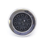 Jet Internal, CMP Jumbo Jet, Massage, 7" Face, 8-Scallop, Charcoal w/ Stainless Escutcheon : 23570-142-000