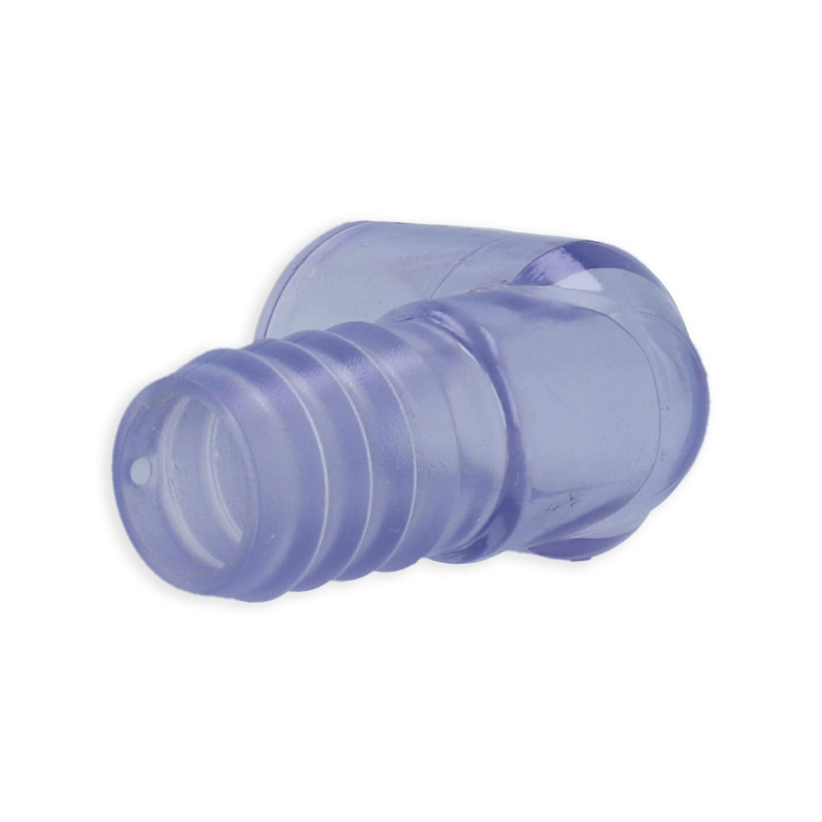 Fitting, PVC, Ribbed Barb Ell Adapter, 90°, 3/4"RB x 1/2"S : 6540-061