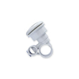 Jet Assembly, HydroAir Micro'ssage, Roto, Tee Body, 1-1/2"S Water x 1"S Air, White : 16-5250