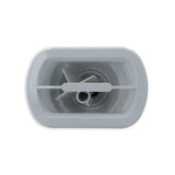 Jet Assembly, HydroAir Verta'ssage, With Backing Plate, Inserts Not Included, 1-1/2"S Water x 1"S Air, White : 16-5650