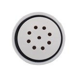 Air Injector, Waterway Top-Flo Straight, 3/8" Barb, White : 670-2290
