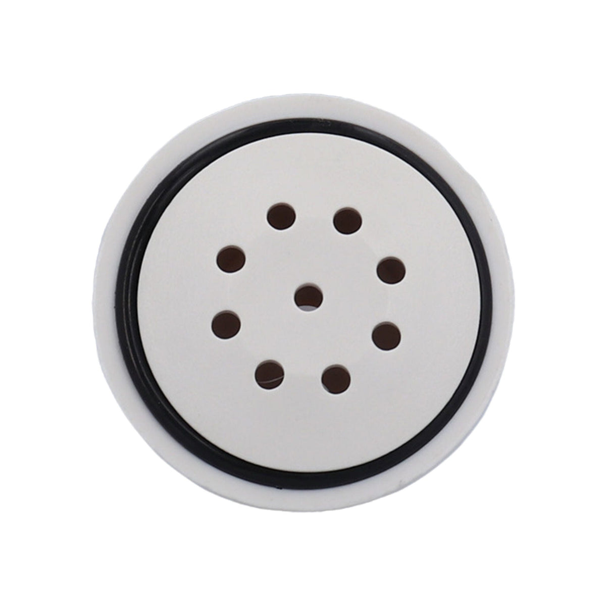 Air Injector, Waterway Top-Flo Straight, 3/8" Barb, White : 670-2290