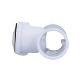 Air Injector, Waterway Top-Flo, Tee, 1" Slip, White : 670-2320