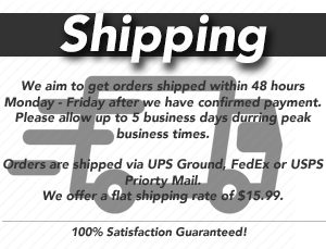 PartsForSpas.com Shipping Policy
